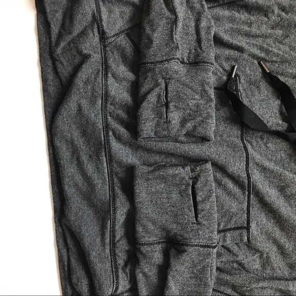 90 Degree by Reflex Charcoal Mock Neck Pullover Thin Sweatshirt Size L - Picture 6 of 7